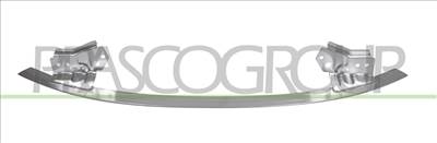 Tesla Model 3 2017-2023 - Első lökhárító belső merevítő, alsó rész (alu.)