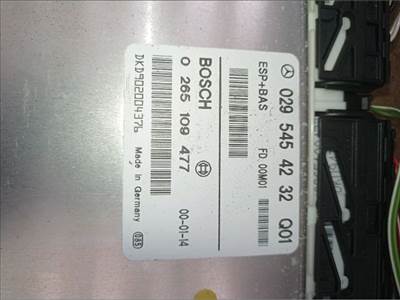 Mercedes A-osztály W168 Elektronika (Magában) *131193* bosch-0265109477 mercedes-0295454232