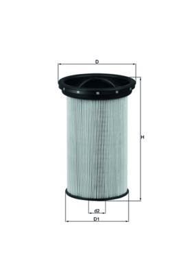 MAHLE KX 69 - Üzemanyagszűrő BMW