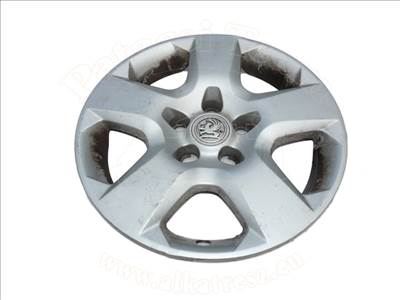 Opel Zafira B/2 2007-2011 - dísztárcsa, ezüst, 6.5Jx16 5 küllős acél keréktárcsához, vauxhall,  jelölés: NP