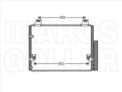 Toyota Hilux 2005-2015 - Légkondihűtő