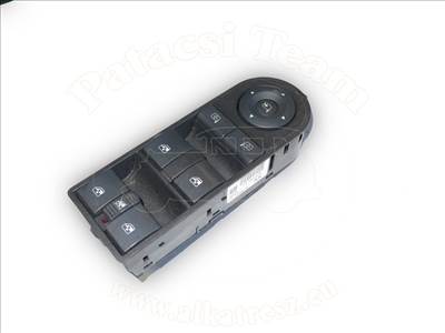 Opel Astra H 2003-2012 - kapcsoló, első/hátsó ablakemelő, elektromosan behajtható tükörhöz, antracit, jelölés: AK/CA