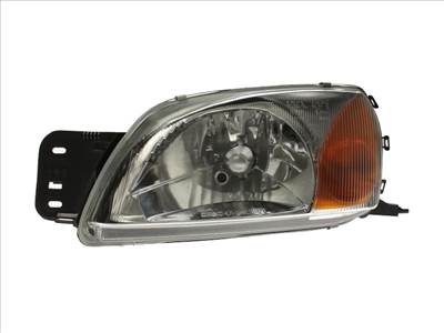 Ford Fiesta 1999.09.01-2002.03.31 utángyártott új bal első fényszóró H4 (motorral) DEPO ys6113006ec