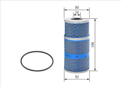 olajszűrő BOSCH 1 457 429 265 for MERCEDES-BENZ, FORD, GMC, RENAULT, …
