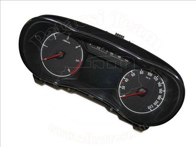 Opel Corsa E 2014-2019 - műszeregység, KM/H, monokróm pontmátrix info centerhez, (b)13(dtc/dte/dtn/dtr), 17-