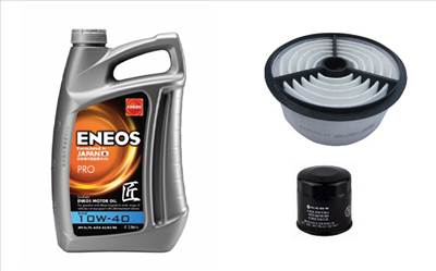 Suzuki Swift olajcsere szett 1.3 16 szelep G13BB motorszám, 2003-ig levegőszűrő, olajszűrő, Eneos Pr