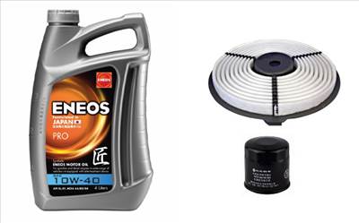 Suzuki Swift olajcsere szett 1.3 8 szelep G13BA motorszám, 2003-ig levegőszűrő, olajszűrő, Eneos Pre