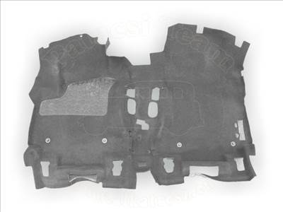 Opel Zafira A 1998-2005 - szőnyeg, utastér padló, első, fekete, kivéve védőszőnyeg rögz./cd-váltó/hátsótérfűtés, ESP-hez, 01-03