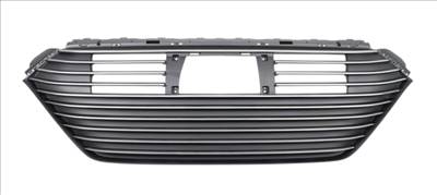 Hyundai Ioniq 2016.02.01-2019.09.09 utángyártott új hűtődíszrács króm kerettel, fék ass. pdc-s 86350g2100