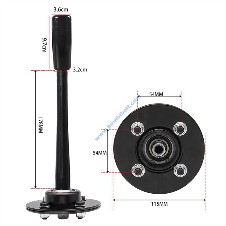 BMW E30, E36, E46, E34, E39, E60, E61, Z3 állítható short shifter, váltóút rövidítő 5. kép