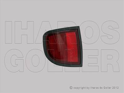 Mitsubishi L200 2005-2010 - Hátsó prizma a lökhárítóba bal