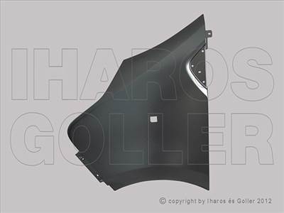 Fiat Talento 2016-2021 - Első sárvédő bal, oldalvillogós