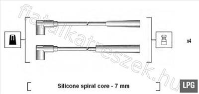 GYÚJTÓKÁBEL KÉSZLET - SEICENTO, STRADA, PALIO, DOBLO, Y, PUNTO - MSK582, 941095100582 -  - MAGNETI MARELLI Egyéb 941095100582