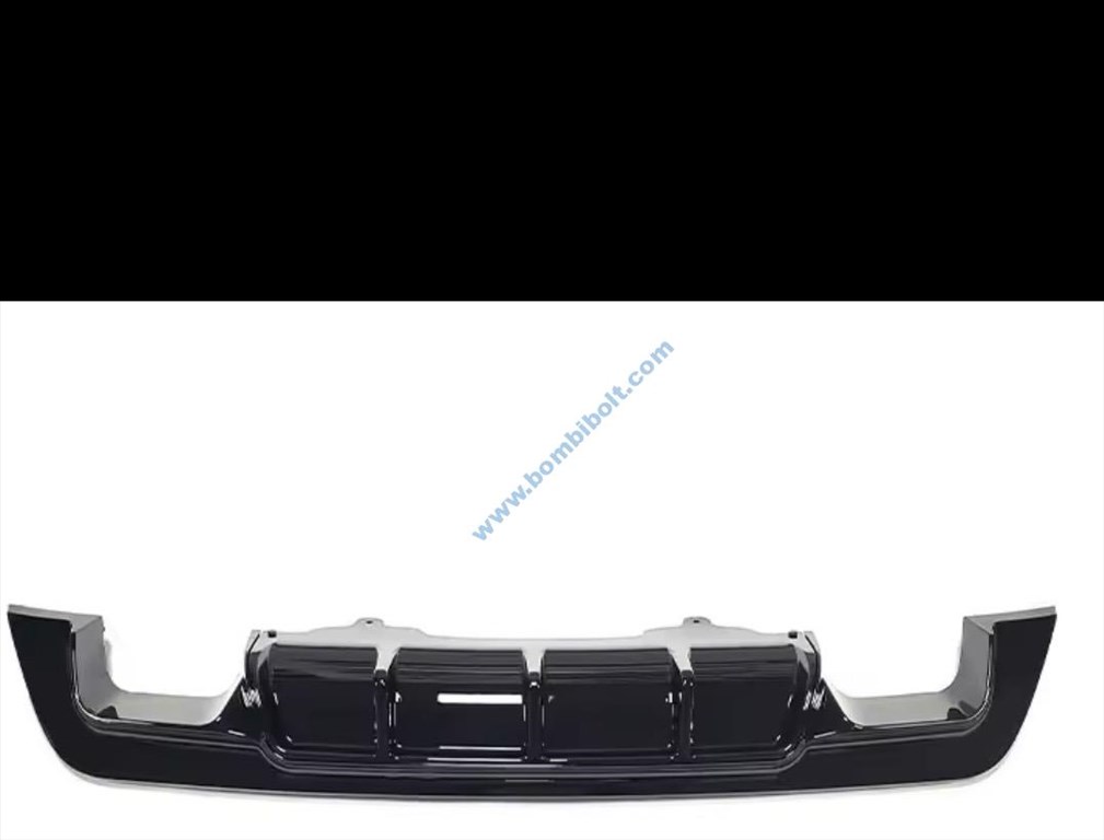 BMW E60 E61 oo--oo M5 style diffuzor / fényes fekete / 4. kép