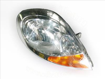 Nissan Primastar 2006-2016 - fényszóró, jobb oldali, sárga irányjelzővel, 07-, vauxhall