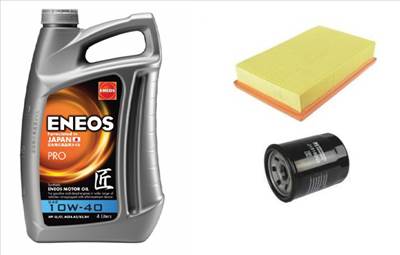Suzuki Wagon R olajcsere szett 1.3 G13BB motorszám, levegőszűrő, olajszűrő, Eneos Premium 10w40 4L (