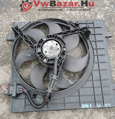 Hűtőventillátor kerettel SKODA FABIA I 6Q0121207E