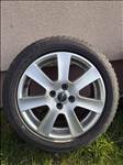  4x98 lyukosztású 16" használt Borbet alufelni, rajta 195/55 használt téli gumi gumi 