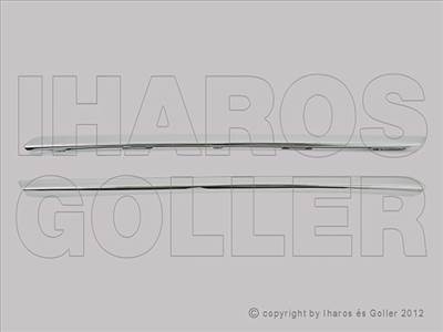 Renault Fluence 2013- - Króm díszléc szett hűtőrácsra