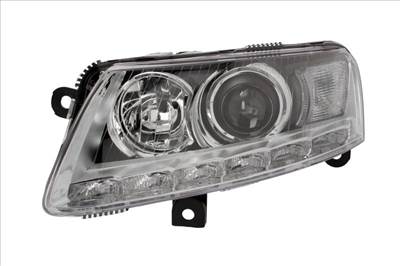 Audi A6 (C6/4F)  2008.10.01-2011.03.31 utángyártott új bal első fényszóró D3S/H7 LED XENON (motoros) TYC 1441788