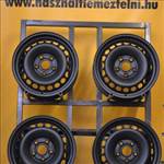 VW-Skoda-Audi-Seat (3554-5483)KFZ8860 porfestett Fekete 15" 5x112 lemezfelni 