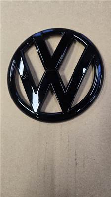 Volkswagen Golf VI, Volkswagen Caddy III fényes fekete hátsó embléma/jel ÚJ! 110mm 5k0853630