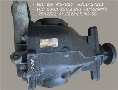BMW 535 E60/E61 differenciálmű 535d 530D i=2.56 E2284T  I=2.56  7542512