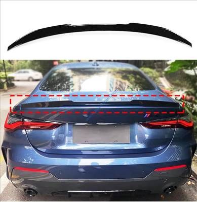 BMW G22 G26 G82 M4 style spoiler / csomagtér szárny , fényes fekete