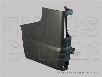 Fiat Talento 2016-2021 - Hátsó lökhárító sarok bal fekete