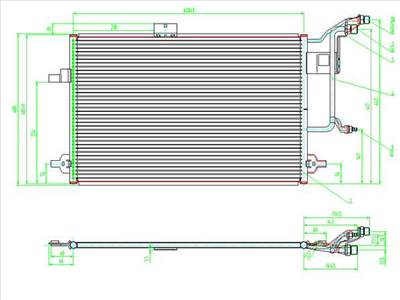 Audi A6 1997-2004 - Légkondihűtő (OE 4B0.260.403D/G/R)