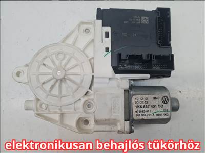 Volkswagen Golf VI bal első ablakemelő motor elektronikusan behajlós tükörhöz (31800) 3c0959793c 1k5837401bc