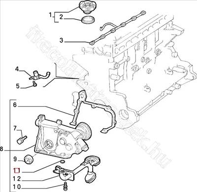 O gyűrű 22,22X2,62 - DAILY - 4755220, LA.123085 -  - FIAT eredeti Eredeti új 14457681