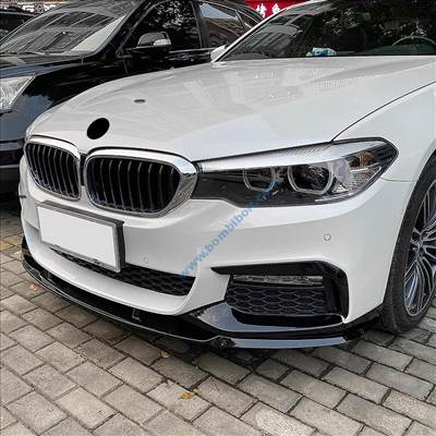 BMW G30 G31 G38 lökhárító toldat, lippe, fényes fekete 2017-2021