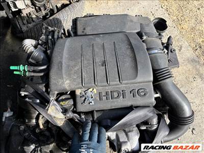 Peugeot 308 I 1.6 HDI 9HV fűzött blokk + hengerfej 