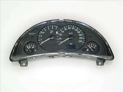 Opel Corsa C 2000-2006 - műszeregység, benzin, 230km/h-7000rpm, abs, manuális váltóhoz, jelölés: WD