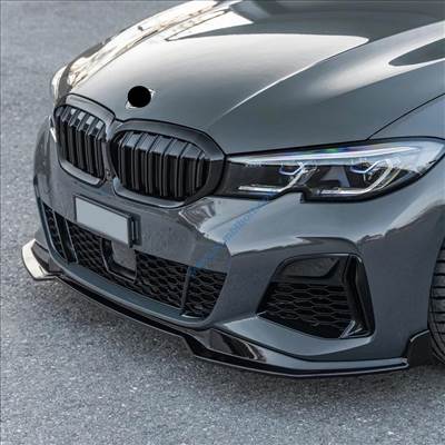 BMW G20 G21 G28 lökhárító toldat, splitter, lippe fényes fekete