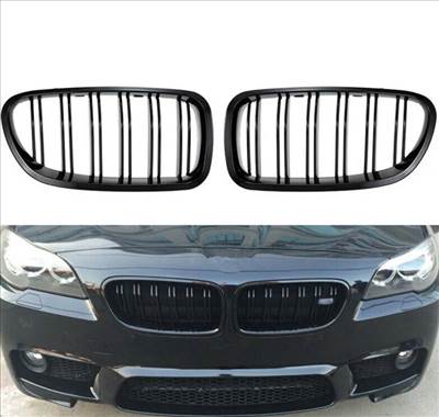 BMW F10 F11 fényes fekete hűtőrács / vese 2010-2017