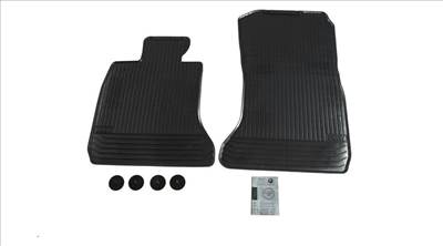 Gyári BMW F01 F02 Allweather tépőzáras fekete első gumiszőnyeg szett 51472409275