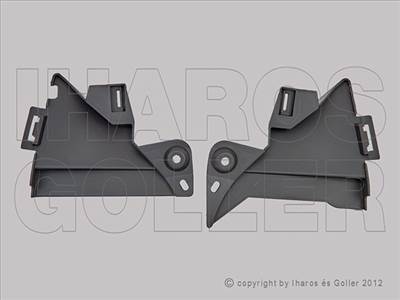 Renault Clio 2019-2023 - Első lökhárító tartó, külső szett (bal+jobb)