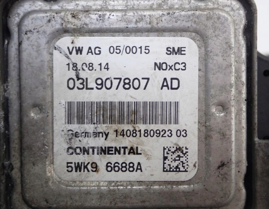 Volkswagen Sharan II, Seat Alhambra II 2.0 TDI CFF NOX szenzor 03L907807AD 2. kép
