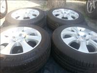  5x112 lyukosztású 16" DBV alufelni, rajta 205/55 használt Michelin nyári gumi 