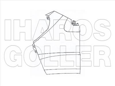 Fiat Ducato 2006-2013 - Első sárvédő bal