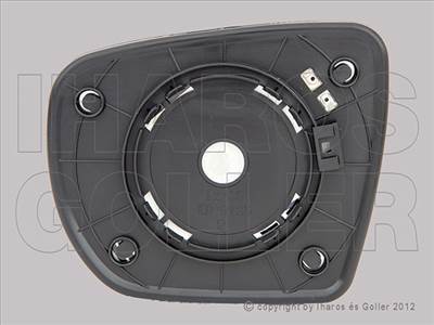 Hyundai IX35 2010-2015 - Tükörlap cserélhető jobb domb., fűthető