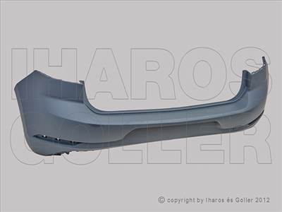 VW Golf VII 2016-2019 - Hátsó lökhárító alapozott, szenzor jel. (3/5a.)