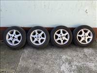  4x114.3 lyukosztású 13" használt OZ alufelni, rajta 155/70 újszerű Laufenn nyári gumi gumi 