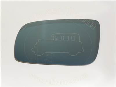 VW Passat 2000-2005 - Tükörlap cserélhető bal, kék, fűth., aszf.