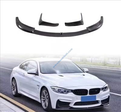 BMW F32 F33 F36 M4 style lökhárító toldat, lippe fényes fekete 2014-2020