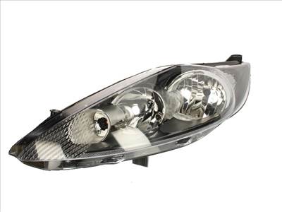 Ford Fiesta 2008.10.01-2013.01.31 utángyártott új bal első fényszóró H1/H7 fekete ház (motorral) DEPO 8a6113w030af