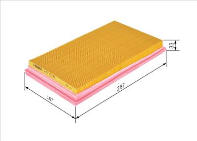 légszűrő BOSCH 1 457 433 066 for MAZDA