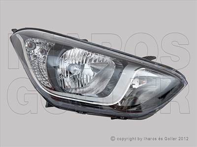 Hyundai I20 2012-2014 - Fényszóró 2H7 jobb (motorral) TYC